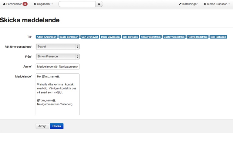 Batch sending of messages